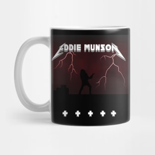 Eddie Munson Metallica Album art Mug